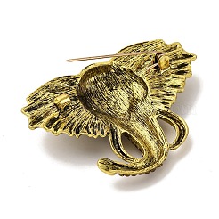 Сплав горный хрусталь брошь JEWB-K027-08AG