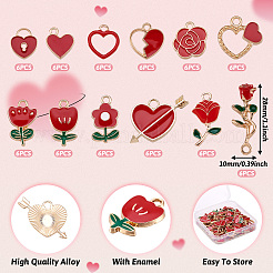 Подвески из эмали и сплава&nbsp;PALLOY-TA0002-02