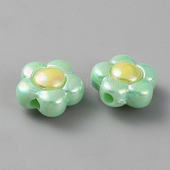 Непрозрачные акриловые бусины&nbsp;SACR-WH0013-01F