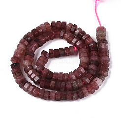 Природного кварца клубники нитей бисера&nbsp;G-N357-14A-11