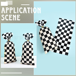 100 шт. прямоугольные пакеты для печенья из полипропилена ABAG-WH20010-19