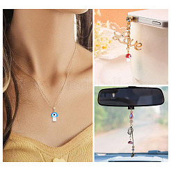 16шт 8 цвета подвески ручной работы лэмпворк&nbsp;LAMP-TA0001-78