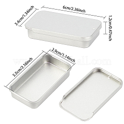 Пустая коробка из белой жести&nbsp;LS-CON-WH0076-74S