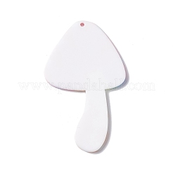 Большие подвески из непрозрачного акрила с принтом&nbsp;MACR-C008-01B