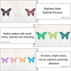 20 шт. филигранные соединительные звенья из нержавеющей стали 430 STAS-UN0030-96