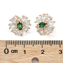 Латунь со стеклянными подвесками k9&nbsp;KK-Z031-15KCG