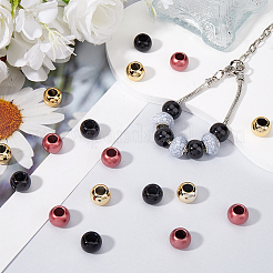 300 шт. 3 стиля акриловые и АБС-пластиковые европейские бусины DIY-SP0001-14