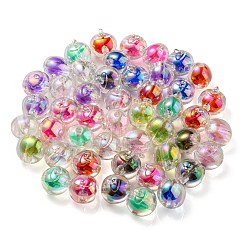 УФ-покрытие радужными переливающимися акриловыми бусинами OACR-A014-02