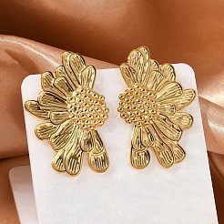 Серьги-гвоздики из нержавеющей стали 304 EJEW-G423-26G