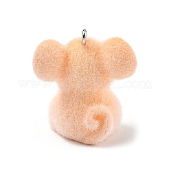 Кулоны из флокированной смолы&nbsp;FIND-A061-01F