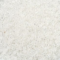 Непрозрачные цвета блестящие стеклянные бусины SEED-H003-12I