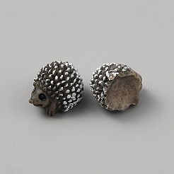 Миниатюрные украшения из синтетической смолы в виде ёжика AJEW-WH0606-67B