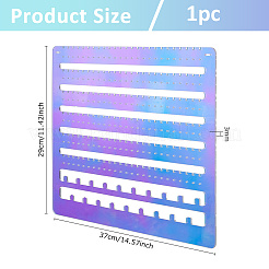 Акриловый настенный держатель для сережек&nbsp;ODIS-WH0086-110A