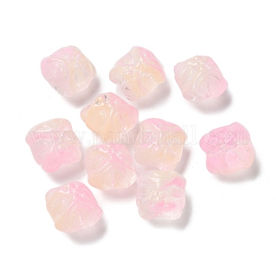 Выпечка расписные прозрачные стеклянные бусины X1-GLAA-C035-01J-1