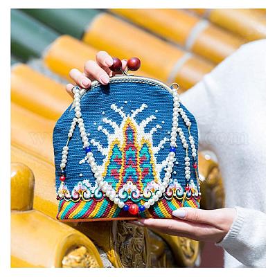 Искусственная кожа овальное длинное дно для вязания сумки&nbsp;FIND-WH0043-56B-1