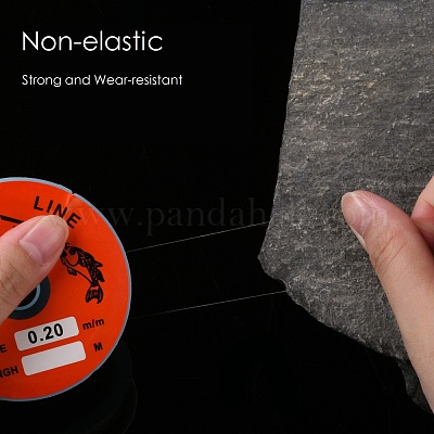 Тема нейлоновая проволока прозрачный рыбалка&nbsp;EC-L001-0.2mm-01-1