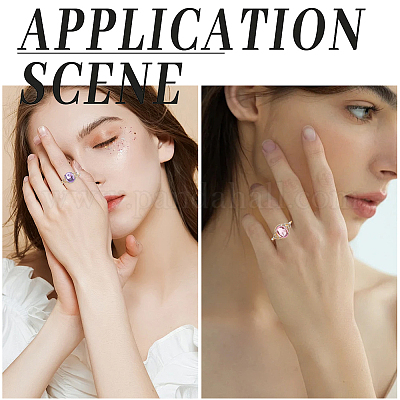 4 шт. регулируемые латунные кольцевые компоненты&nbsp;KK-SC0007-02A-1