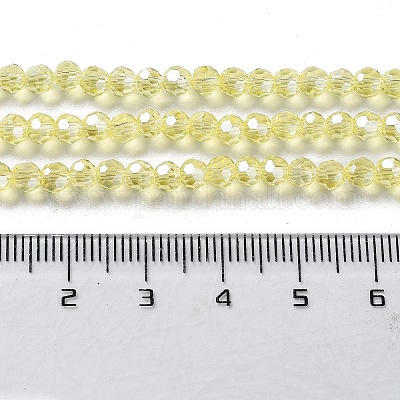 Гальванические стеклянные бусины EGLA-R015-4mm-26-1