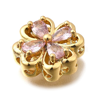 Многожильные звенья из латуни с паве из кубического циркония KK-F913-08G-1