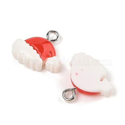 Подвески из непрозрачной смолы на рождественскую тематику RESI-S08-02D-1