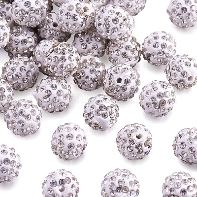 Полимерная глина Pave горный хрусталь бисер RB-Q197-12mm-01-1