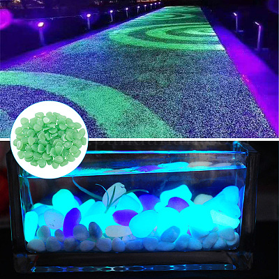 1 набор смоляных светящихся в темноте камешков DJEW-CN0001-40D-1