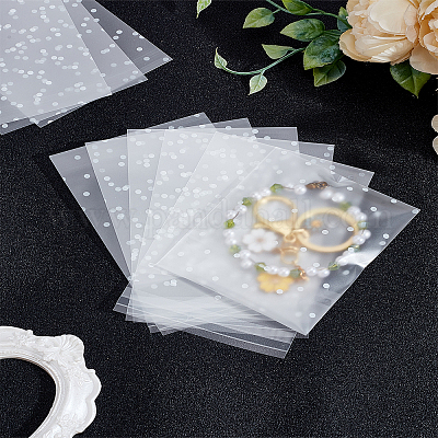 100 шт. прямоугольные печатные целлофановые пакеты opp ABAG-LP0001-30-1