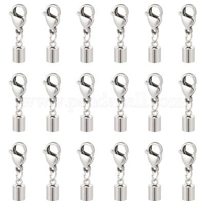 20 шт. наконечники для шнура из нержавеющей стали 304&nbsp;STAS-UN0060-56-1