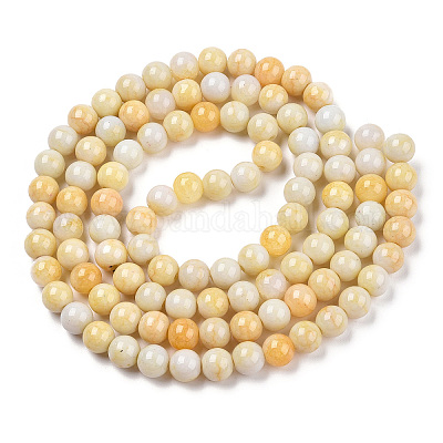 Нити круглых бус из непрозрачного хрустального стекла GLAA-T031-01F-1