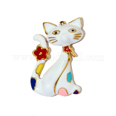 Подвески из нержавеющей стали 304 с эмалью STAS-OY005-34G-1