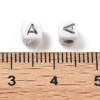 Непрозрачные акриловые бусины OACR-D282-06A-1