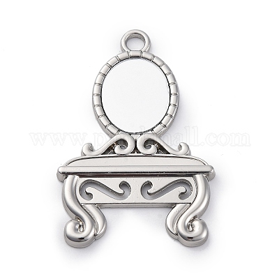 Подвески из стеклянного зеркала FIND-Z073-03P-1