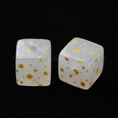 Окрашенные акриловые бусины &nbsp;MACR-S374-11C-01-1