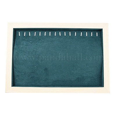 Прямоугольные подвесные ожерелья из ткани из микрофибры NDIS-E023-01-1