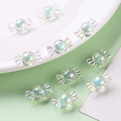 Прозрачные акриловые бусины TACR-S152-03B-SS2111-1