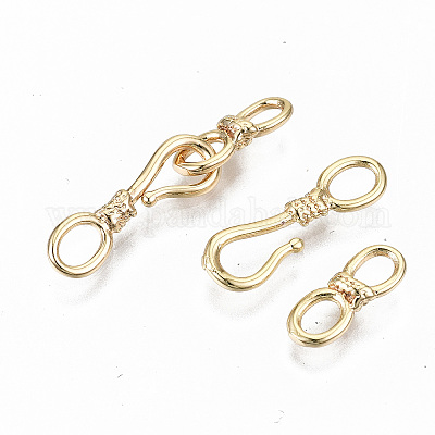 Латуни крюка и S-крючок застежки X-KK-S356-113G-NF-1