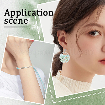 10 нить прозрачных стеклянных бусин градиентного цвета GLAA-SC0002-04D-1