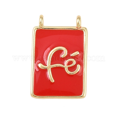 Латунь эмаль подвески KK-L251-01G-A01-1