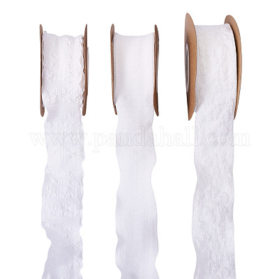 3 рулон 3-х видов мятой полиэстеровой ленты OCOR-TA0003-04-1