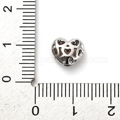 Латунные микро проложить кубического циркония бусы KK-L229-076A-P-1