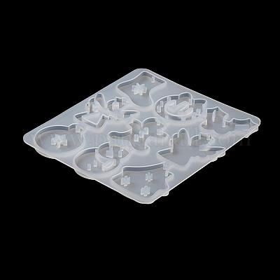 Силиконовые Молды для рождественских подвесок своими руками DIY-F140-02C-1