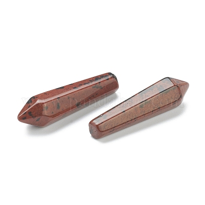 Натуральный красный обсидиан из красного дерева G-E490-C20-1