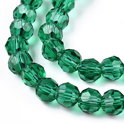 Прозрачные стеклянные бусины EGLA-A035-T4mm-D18-1