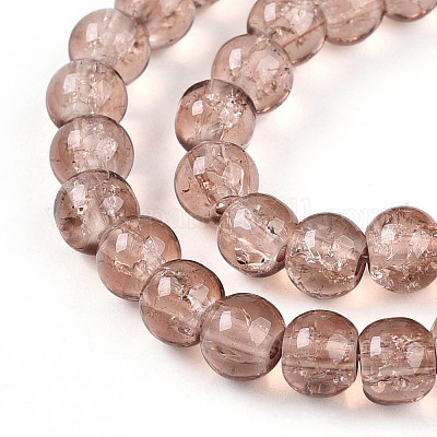 Стеклянные бусины кракле X-CCG-Q001-6mm-07-1