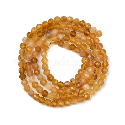 Природные желтые опал бусины пряди G-D306-A05-3mm-1