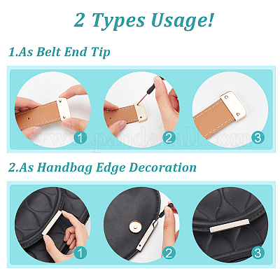 20 комплект 2-цветных наконечников из цинкового сплава с железным винтом&nbsp;DIY-WR0002-60-1