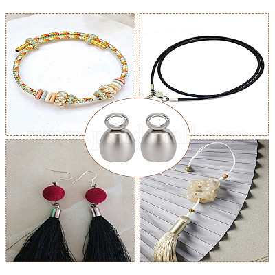 10 шт. наконечники для шнура из нержавеющей стали 201 STAS-LP0005-28A-P-1