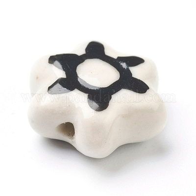 Ручной работы фарфоровые бусины PORC-J008-06-1