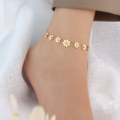 Браслеты-подвески из нержавеющей стали daisy 304 WG455CF-02-1