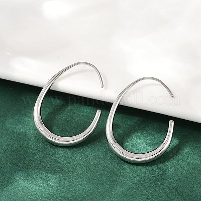 Серьги-капли из нержавеющей стали 304 EJEW-S272-05P-1